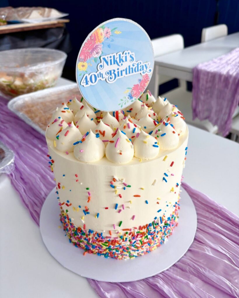40th birthday cake topper